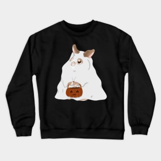 see trough rabbit ghost _ Bunniesmee Halloween Edition Crewneck Sweatshirt